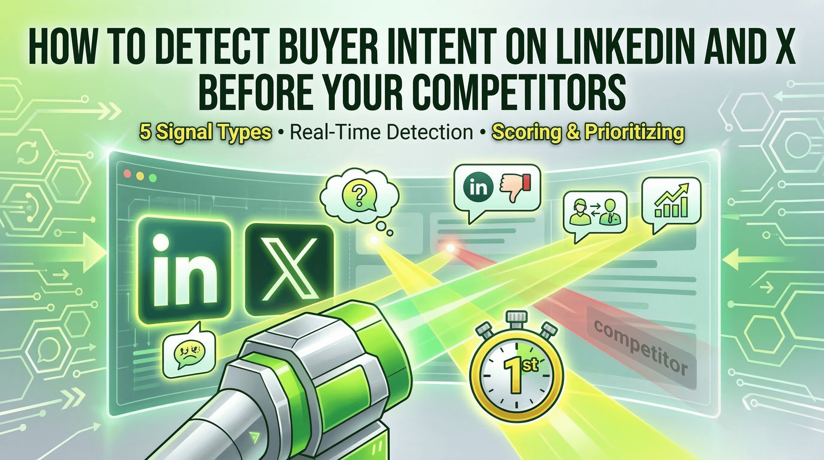 How to Detect Buyer Intent on LinkedIn and X Before Your Competitors