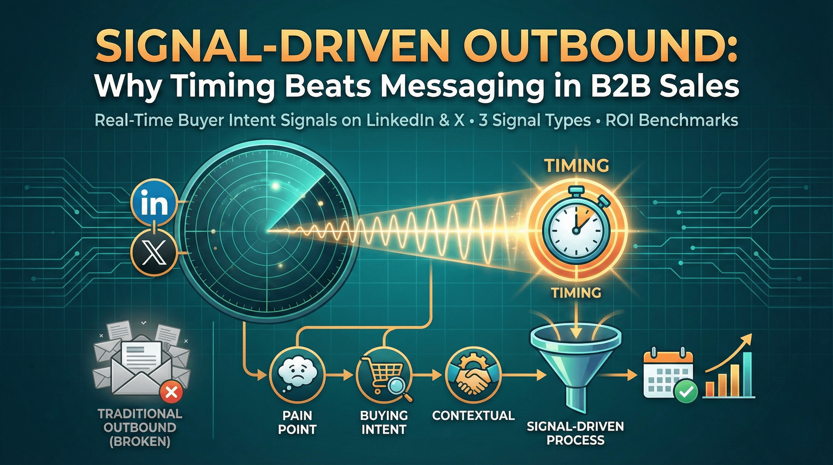 Signal-Driven Outbound: Why Timing Beats Messaging in B2B Sales